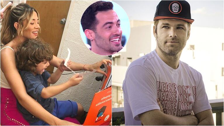 La reacción de Jimena Barón cuando Benja Amadeo deslizó que Momo "pide un hermanito" (Fotos: Instagram y Web)