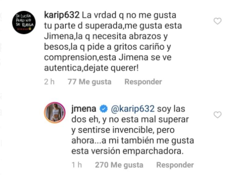 La reacción de Jimena Barón cuando le preguntaron "dónde quedó La Cobra": "¿Hay que vivir siempre a la defensiva?"