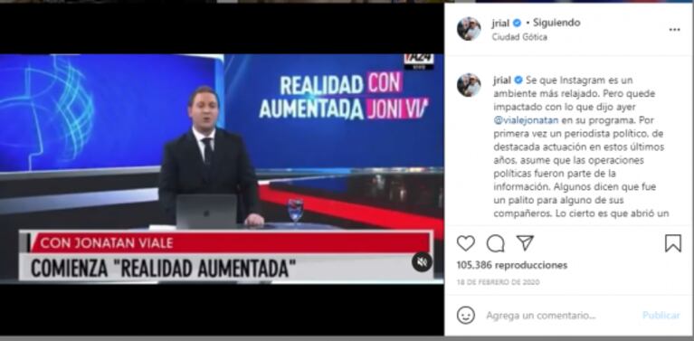 La reacción de Jonatan Viale luego de que Rial dijera que tenía 'desplantes de divo' en América: "No tengo nada para decir; yo estoy muy feliz"
