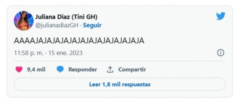 La reacción de Juliana de Gran Hermano ante la eliminación de Thiago