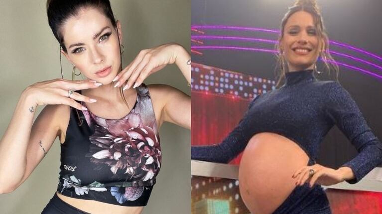 La reacción de la China Suárez en las redes al ver una foto de Pampita (Fotos: Instagram)