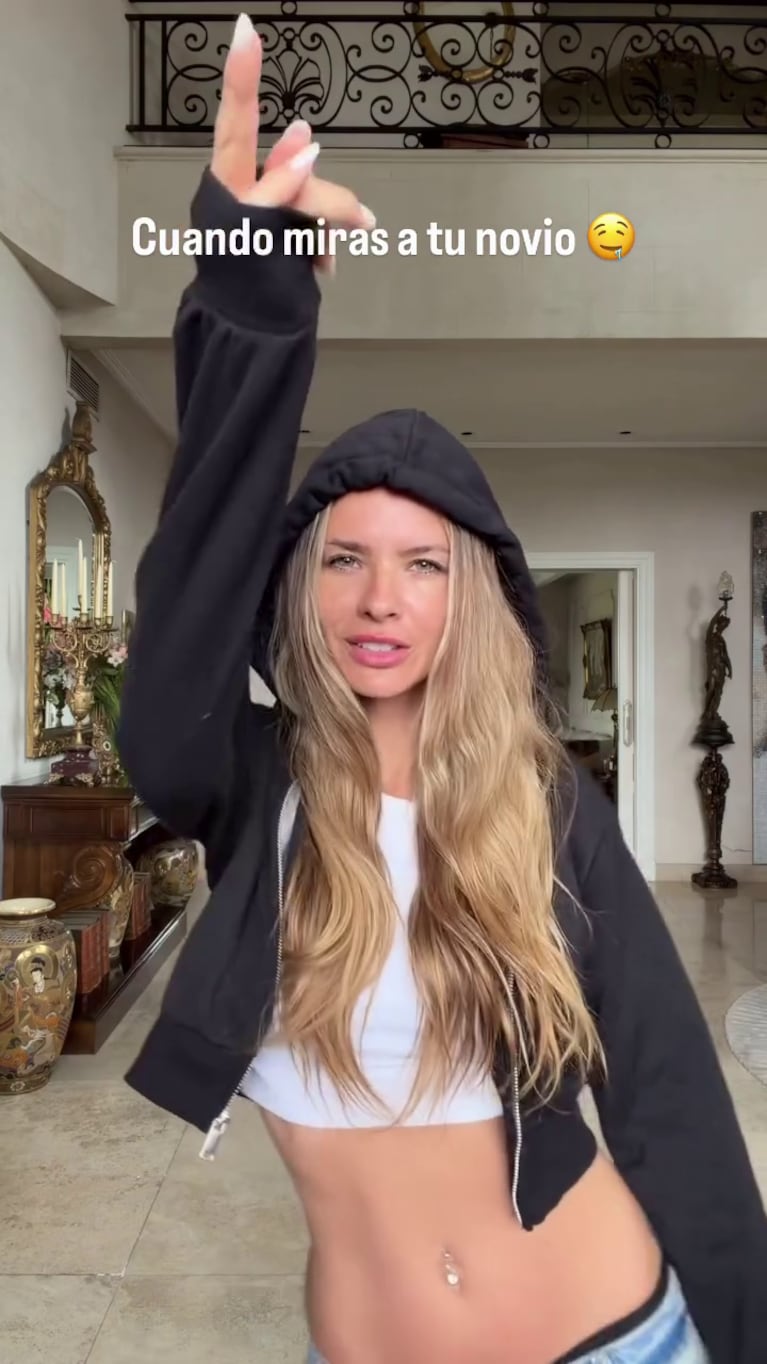 La reacción de la China Suárez tras el divorcio de Wanda Nara y Mauro Icardi (Foto: captura de Instagram).