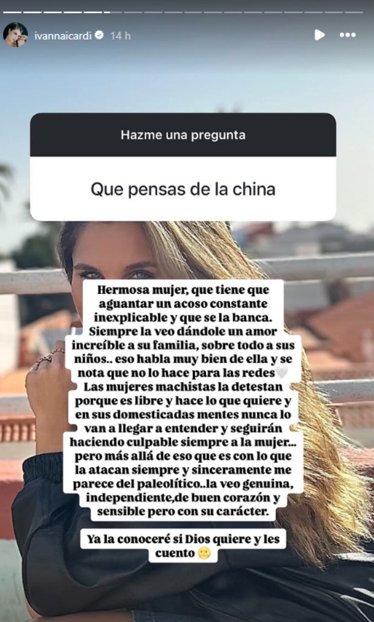 La reacción de la hermana de Mauro Icardi al noviazgo con La China Suárez. Foto: Instagram