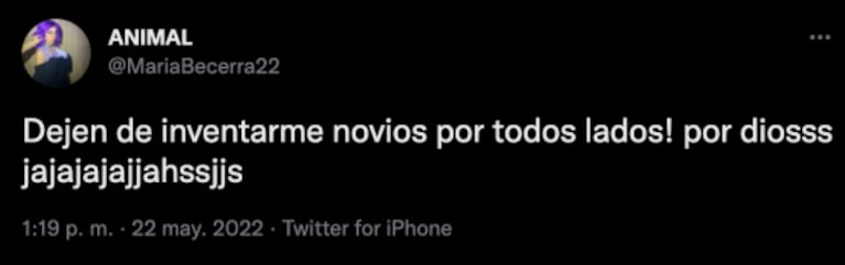 La reacción de María Becerra tras ser vinculada con el futbolista Julián Álvarez