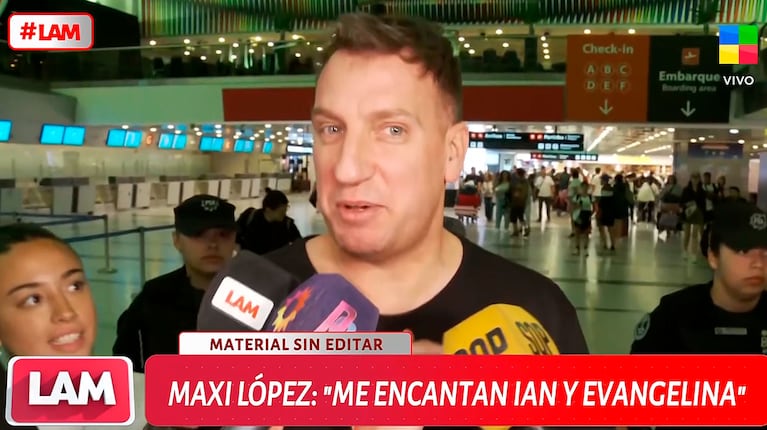 La reacción de Maxi López ante los rumores de casamiento de Wanda Nara con Martín Migueles (captura de LAM, América TV)