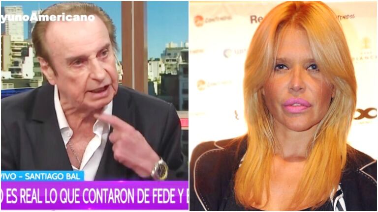 La reacción de Nazarena Vélez tras las fuertes declaraciones de Santiago Bal (Fotos: Captura y Web)