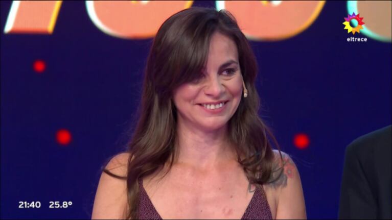 La reacción de Nicole Neumann al ver a una participante de Los 8 Escalones del Millón romper en llanto: "Te aplaudo"