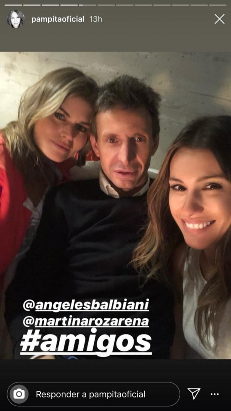 La reacción de Pampita tras los rumores de pelea con su amiga Angie Balbiani