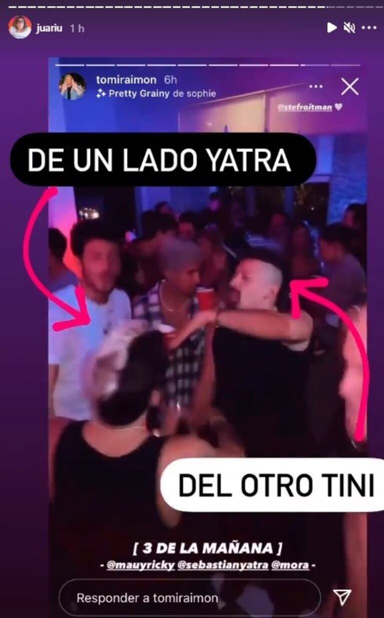 La reacción del papá de Tini Stoessel cuando le preguntaron por el rumor de reconciliación con Sebastián Yatra: "Yo no sé nada"