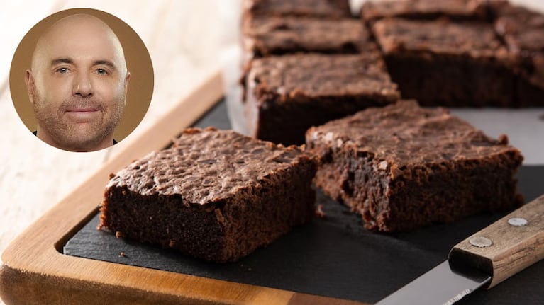 La receta de brownie de Germán Martitegui. Foto: montaje