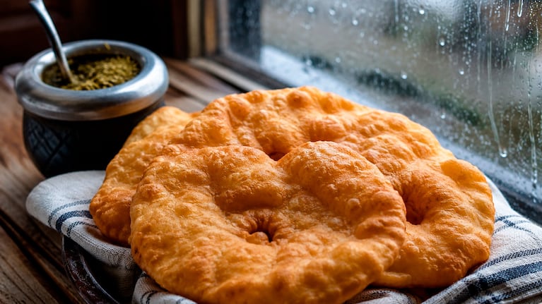 La receta de las tortas fritas más ricas: fáciles de hacer y con pocos ingredientes (foto IA)