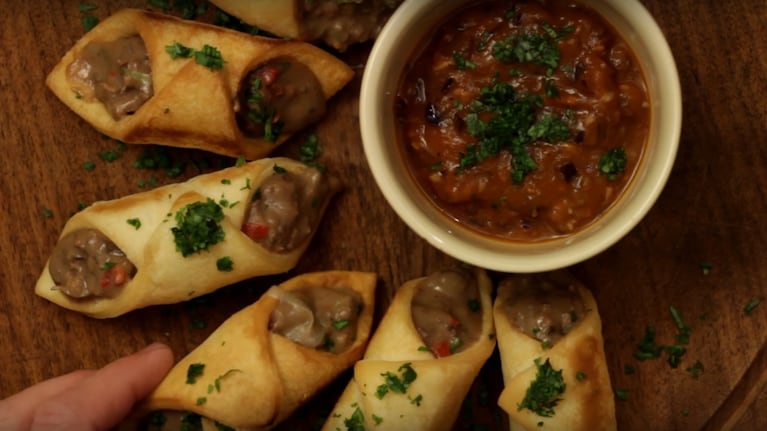 La receta de los mejores cannolis de carne y muzzarella. Foto: Cucinare.TV