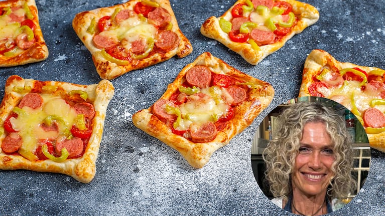 La receta de Maru Botana para hacer las mejores pizzetas. Foto: Montaje