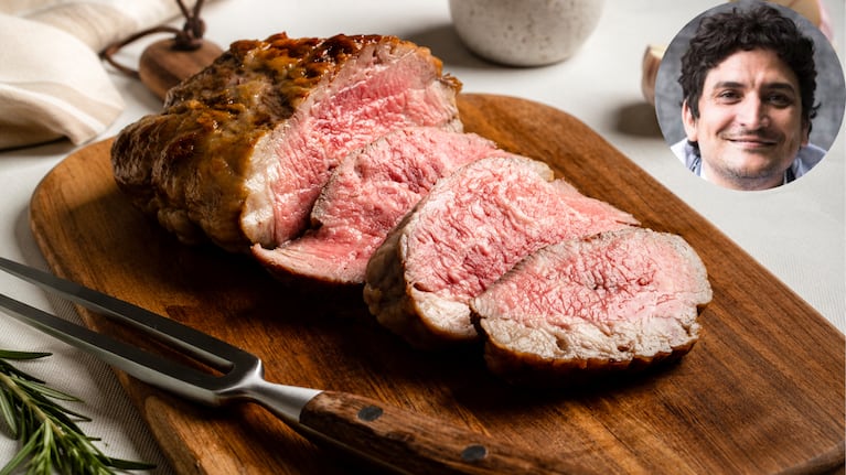 La receta de Mauro Colagreco para hacer el mejor Roast Beef. Foto: montaje