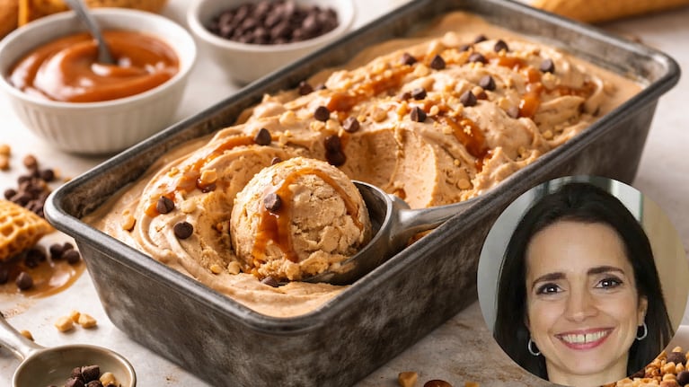 La receta de Paulina Cocina para hacer el mejor helado casero de dulce de leche. Foto: montaje