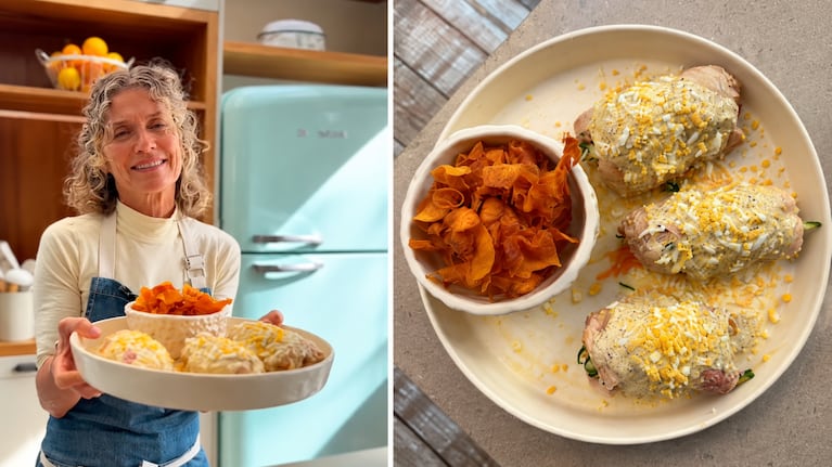 La receta de pollo relleno de Maru Botana que no falla. Foto: Instagram