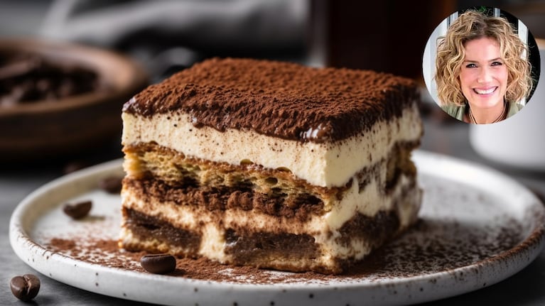 La receta de tiramisú de Maru Botana. Foto: montaje