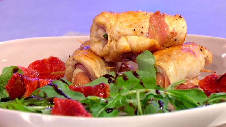 La receta de una saltimbocca de pollo, para convertir las pechugas en un plato gourmet. Foto:; Cucinare.TV.