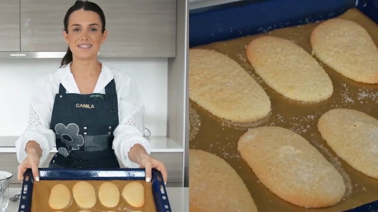 La receta de vainillas de Cami Homs y tres secretos para no fallar. Foto: Cucinare.TV.