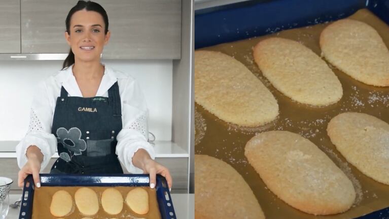 La receta de vainillas de Cami Homs y tres secretos para no fallar. Foto: Cucinare.TV.