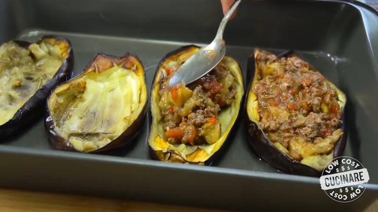 La receta para hacer berenjenas rellenas. Foto: Cucinare.TV