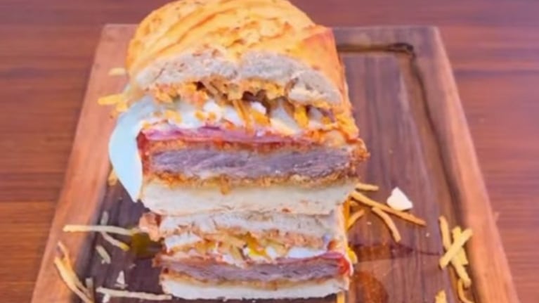 La receta para un increíble sándwich de milanesa. Foto;: Cucinare.TV.