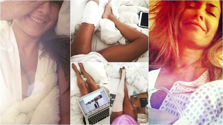 La recuperación de Isabel Macedo en imágenes (Fotos: Instagram)