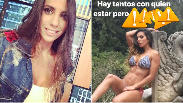 La reflexión de soltera de Cinthia Fernández sobre los hombres que buscan conquistarla (Fotos: Instagram y Captura de Instagram Stories)