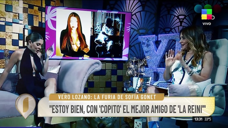 La Reini con Verónica Lozano.