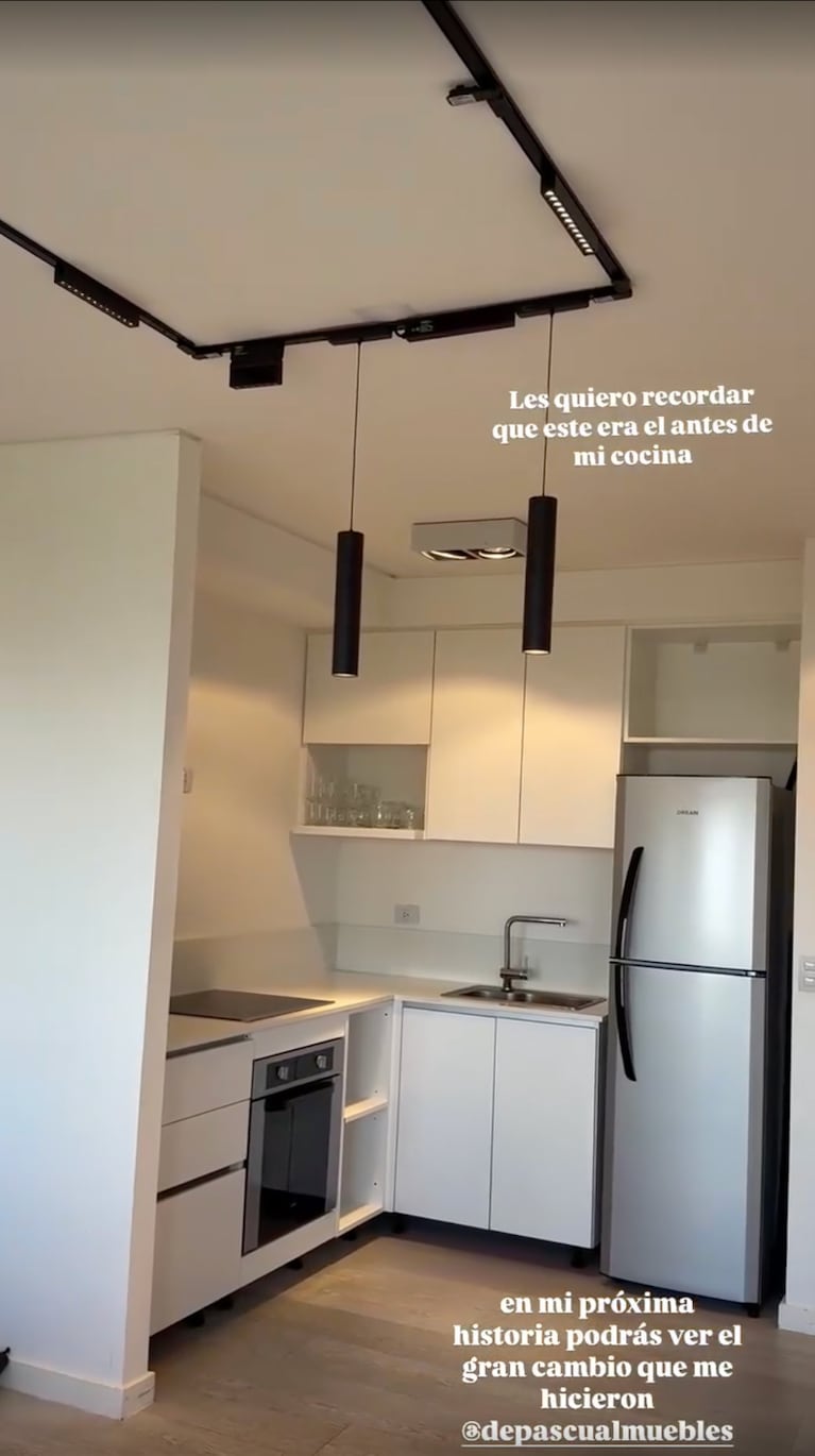 La renovada cocina de Charlotte Caniggia (Foto: Instagram @chcaniggia_n)