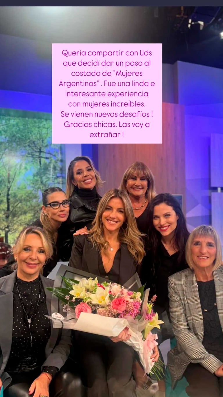 La renuncia de Evelyn Von Brocke a Mujeres Argentinas (Foto: Instagram @evevonbrocke)