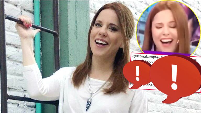 La respuesta de Agustina Kämpfer a las agresiones que recibe en las redes (Foto: Web y Captura de video de Instagram)