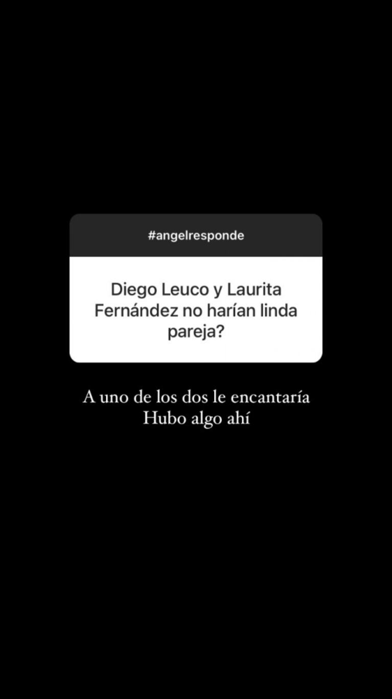 La respuesta de Ángel de Brito cuando le preguntaron sobre Laurita Fernández y Diego Leuco: "Hubo algo ahí"