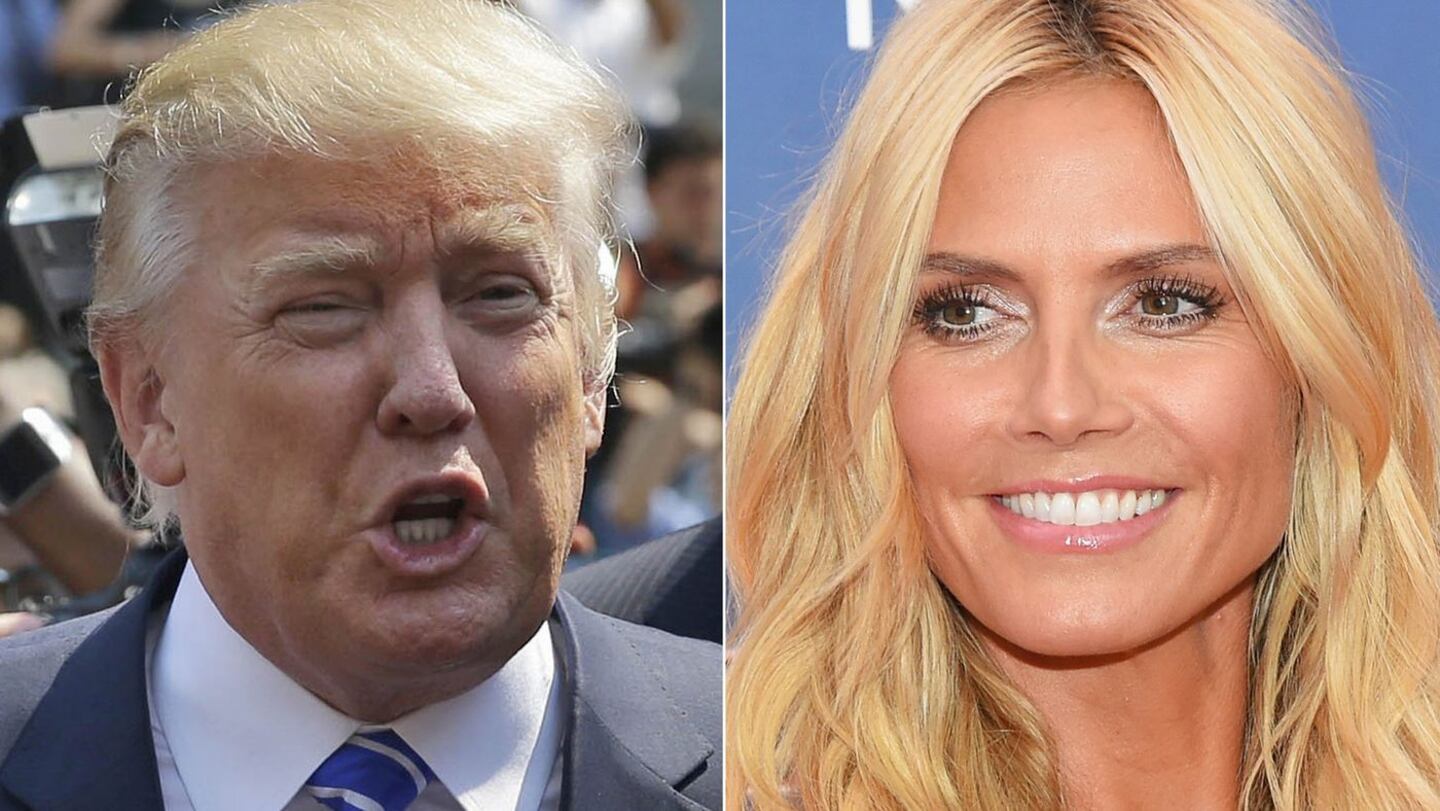 La respuesta de Heidi Klum al recibir una crítica negativa de Donald Trump