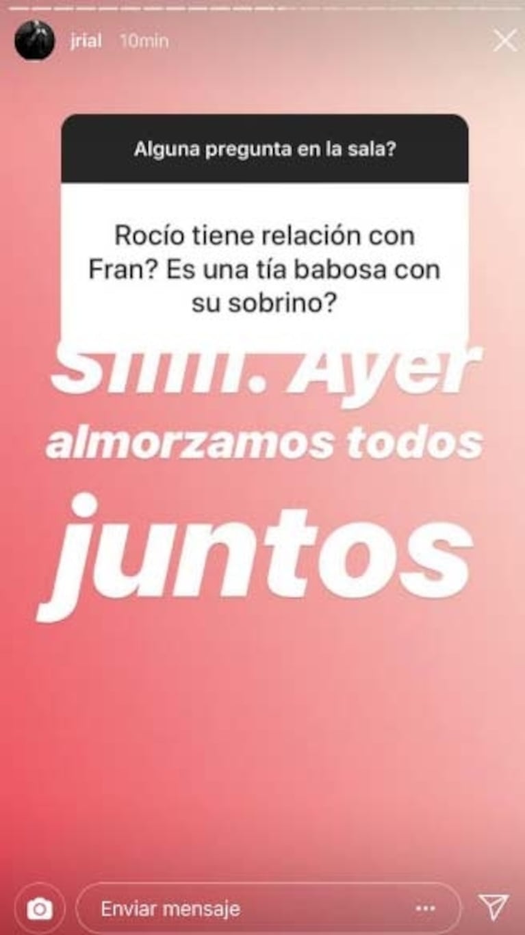 La respuesta de Jorge Rial cuando le preguntaron si Rocío es una "tía babosa" con el hijo de More