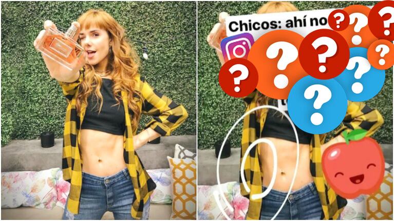 La respuesta de Julieta Nair Calvo tras la foto que generó críticas por su delgadez (Fotos: Instagram y Captura de Instagram Stories)