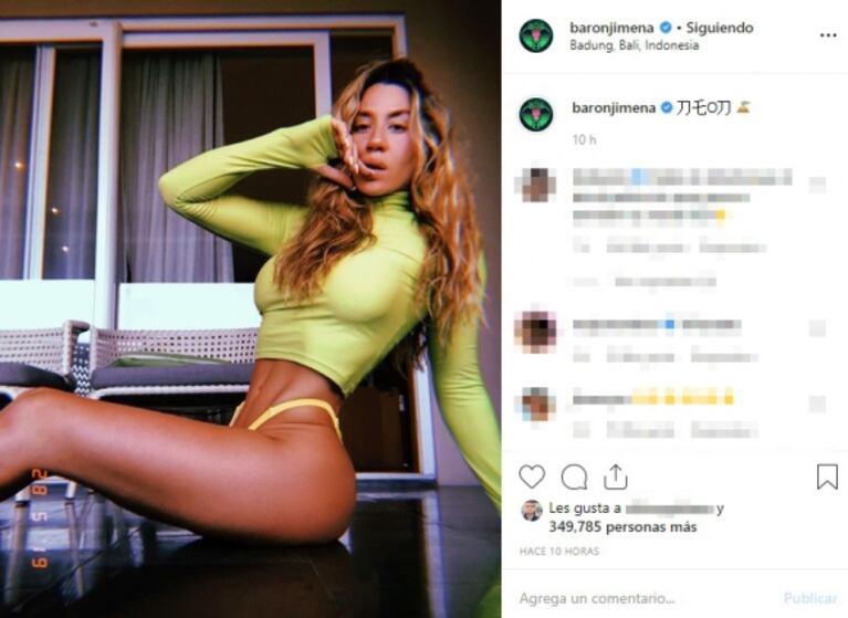 La respuesta ultra hot de Jimena Barón al piropo de Caiazza en su foto súper sexy: "Te dejo como..."