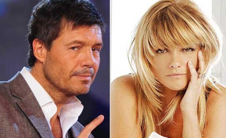 La reunión secreta de Marcelo Tinelli y Araceli González. (Foto: Web) 