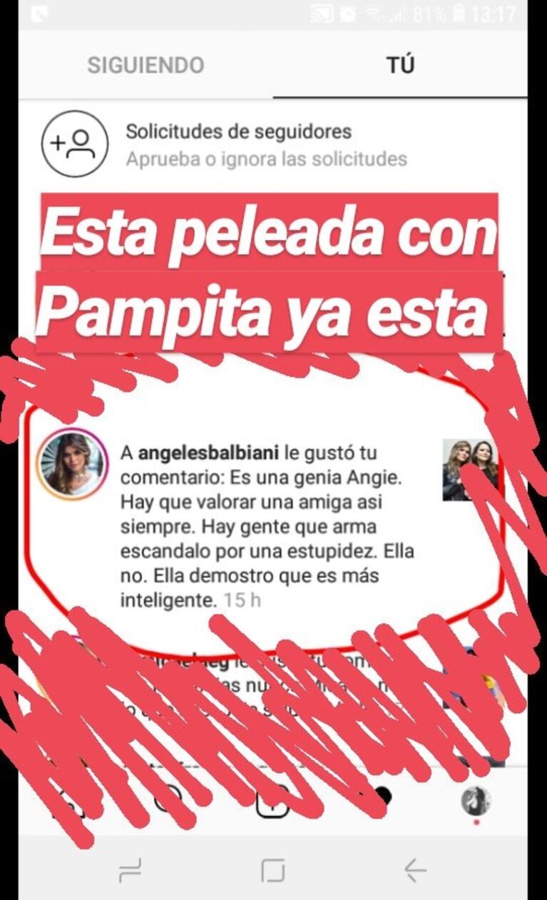 La revelación de Ángel de Brito sobre la relación entre Pampita y Angie Balbiani: "Están peleadas; ya está"