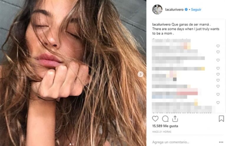 La revelación íntima de Calu Rivero: "Qué ganas de ser mamá"