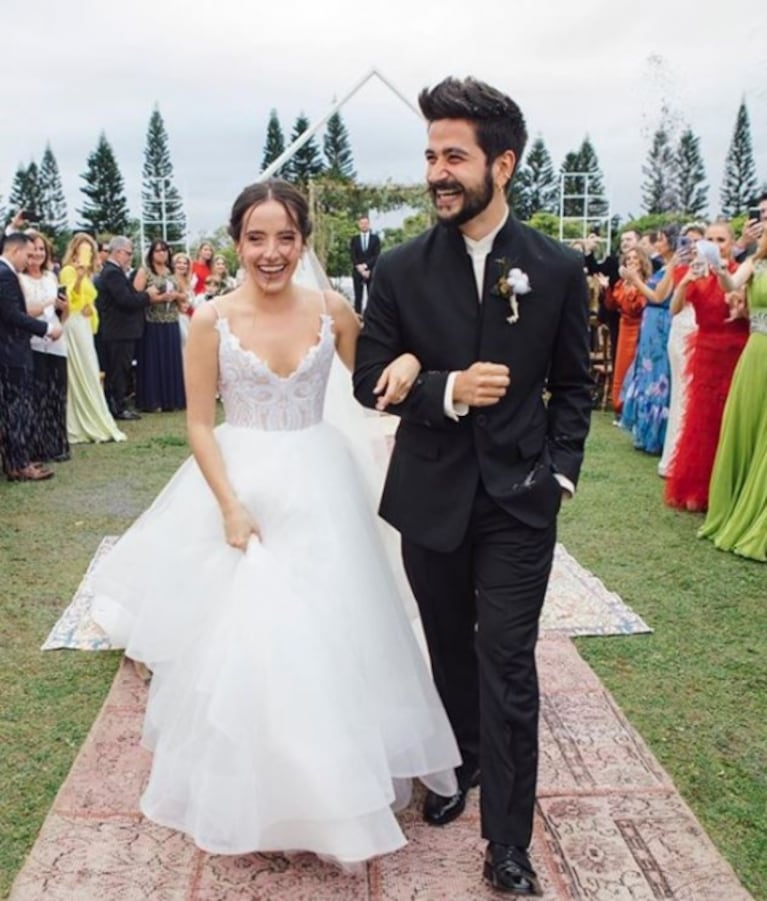 La romántica boda de Evaluna Montaner y Camilo en Miami ante más de 350 invitados: "Un solo ser, para siempre"