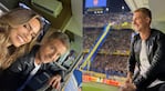 La romántica cita de Adrián Suar y Rocío Robles en la cancha de Boca