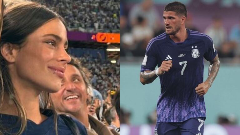 La romántica declaración de amor de Tini Stoessel a Rodrigo de Paul tras el triunfo de Argentina en Qatar (Fotos: Instagram)