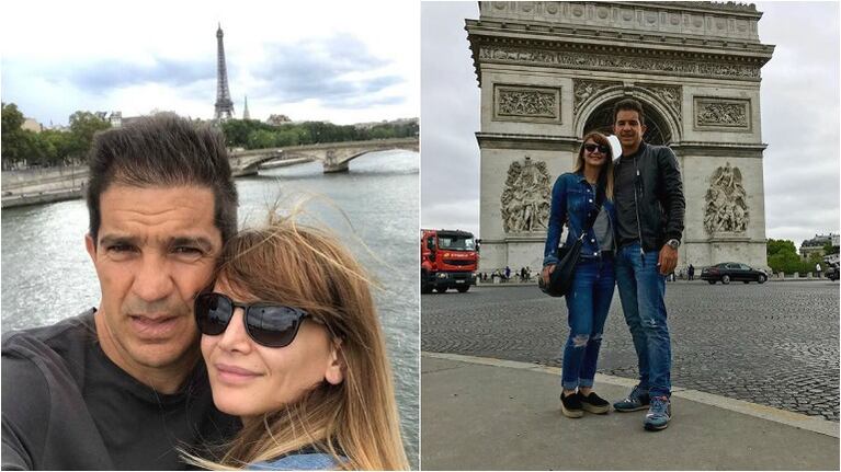 La romántica escapada de Amalia Granata y Leo Squarzon en París: "Luna de miel" Foto: Instagram