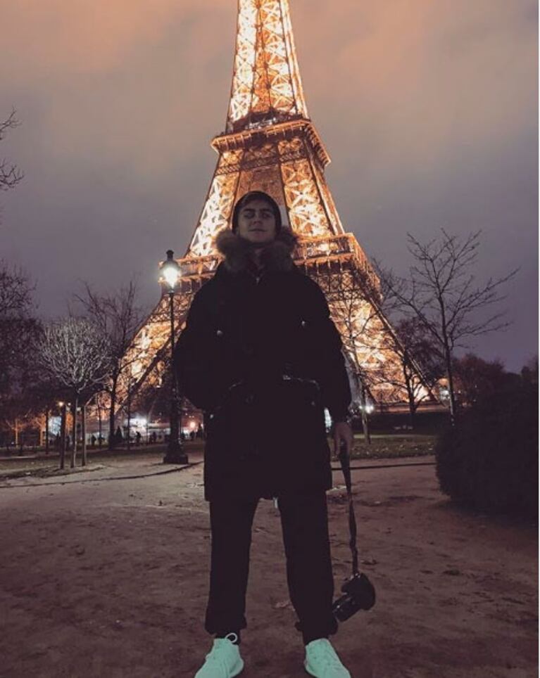 La romántica estadía de Oriana Sabatini y Paulo Dybala en Francia: su visita a la icónica Torre Eiffel