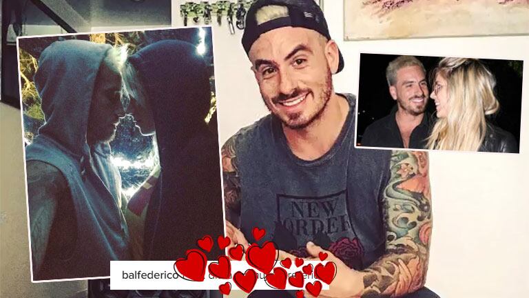 La romántica foto de Fede y Laurita (Foto: Instagram)