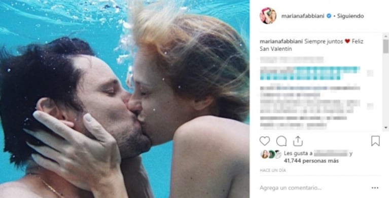 La romántica foto de Mariana Fabbiani con Mariano Chihade, a días de regresar a la TV: "Siempre juntos"