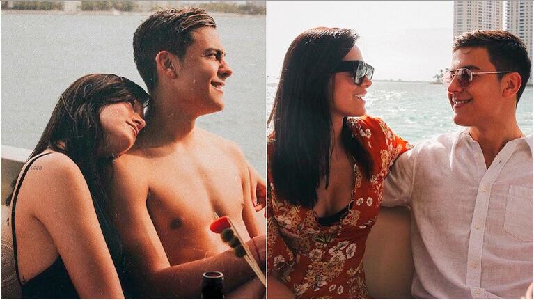 La romántica postal de Oriana Sabatini con Paulo Dybala (Fotos: Instagram)