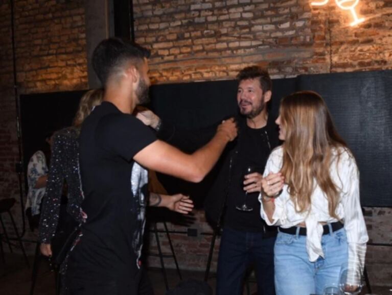 La salida familiar de Marcelo Tinelli junto a su hija Micaela y su novio, el futbolista Lisandro López