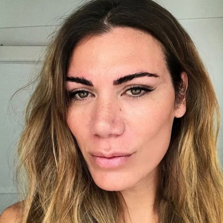 La selfie al natural de Florencia de la Ve en Instagram